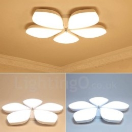 5 Ljus Modern Samtida Integrerad Metall Flush Mount Light