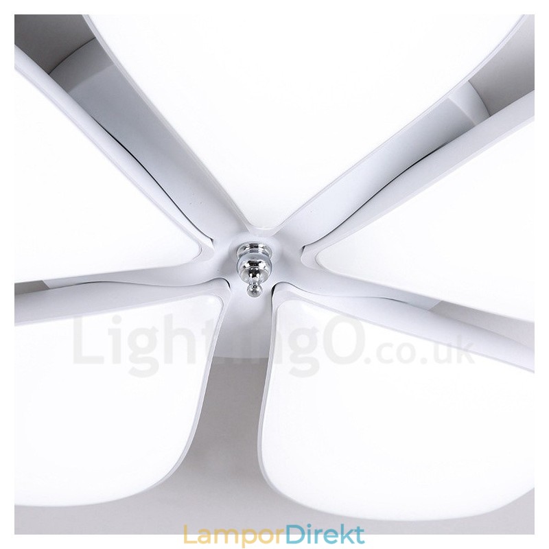 5 Ljus Modern Samtida Integrerad Metall Flush Mount Light