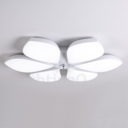 6 Ljus Modern Samtida Integrerad Metall Flush Mount Light