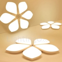 6 Ljus Modern Samtida Integrerad Metall Flush Mount Light
