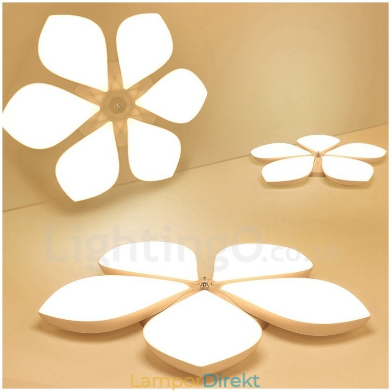 6 Ljus Modern Samtida Integrerad Metall Flush Mount Light