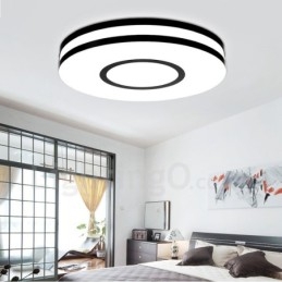 Modern Och Modern Integrerad Metalllampa För Infälld Montering