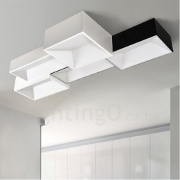 Modern Och Modern Integrerad Metalllampa För Infälld Montering