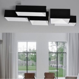 Modern Och Modern Integrerad Metalllampa För Infälld Montering
