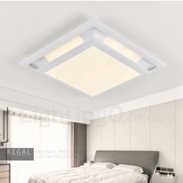 Modern Och Modern Integrerad Metalllampa För Infälld Montering