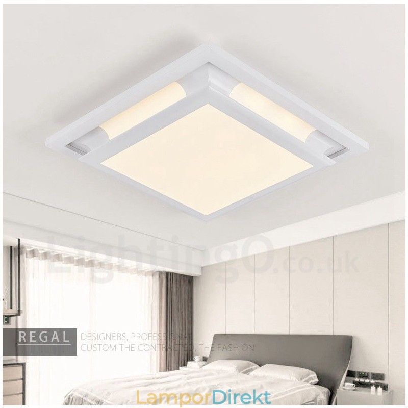 Modern Och Modern Integrerad Metalllampa För Infälld Montering