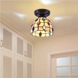 Medelhavsstil Integrerad Flush Mount Light