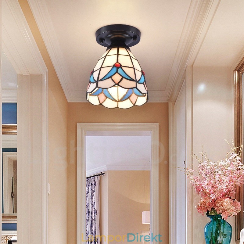 Medelhavsstil Integrerad Flush Mount Light