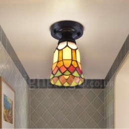 Medelhavsstil Integrerad Flush Mount Light