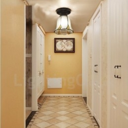 Medelhavsstil Integrerad Flush Mount Light