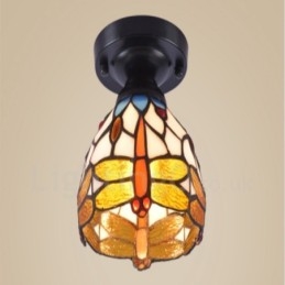 Medelhavsstil Integrerad Flush Mount Light