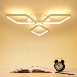 3 Ljus Modern Samtida Integrerad Metal Flush Mount Light