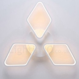 3 Ljus Modern Samtida Integrerad Metal Flush Mount Light