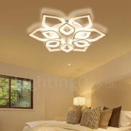 12 Ljus Modern Samtida Integrerad Flush Mount Light