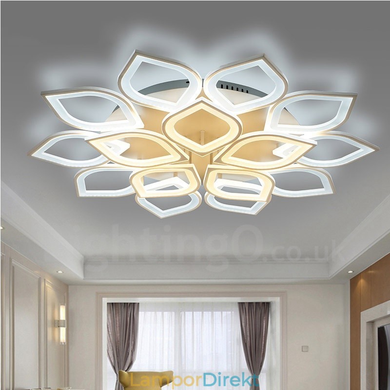 15 Ljus Modern Samtida Integrerad Flush Mount Light