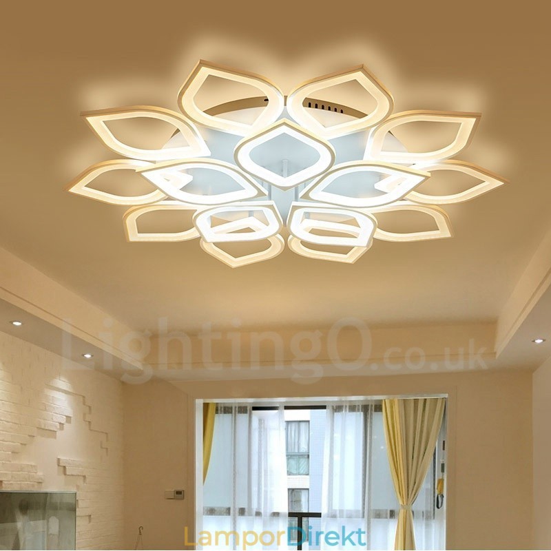 15 Ljus Modern Samtida Integrerad Flush Mount Light