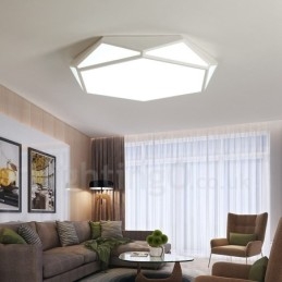 Modern Och Modern Integrerad Metalllampa För Infälld Montering