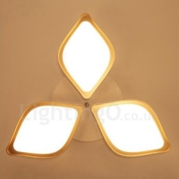3 Ljus Modern Samtida Integrerad Metal Flush Mount Light