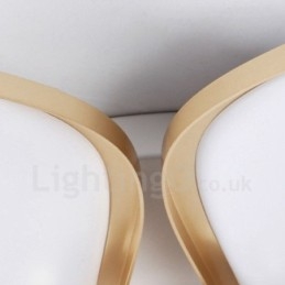 3 Ljus Modern Samtida Integrerad Metal Flush Mount Light