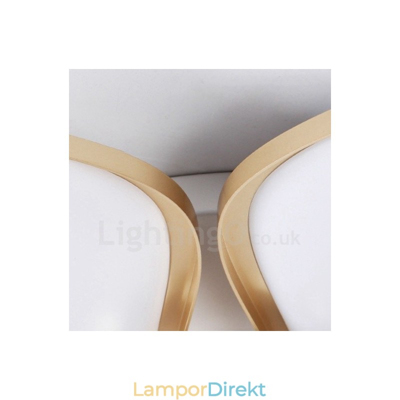 3 Ljus Modern Samtida Integrerad Metal Flush Mount Light