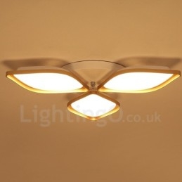 3 Ljus Modern Samtida Integrerad Metal Flush Mount Light