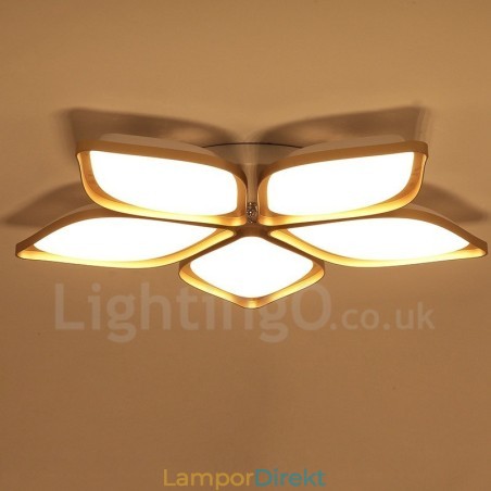 5 Ljus Modern Samtida Integrerad Metall Flush Mount Light 5 Ljus Modern Samtida Integrerad Metall Flush Mount Light