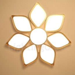 8 Ljus Modern Modern Integrated Metal Flush Mount Light