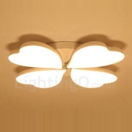 4 Ljus Modern Samtida Integrerad Metall Flush Mount Light