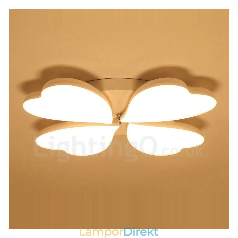 4 Ljus Modern Samtida Integrerad Metall Flush Mount Light