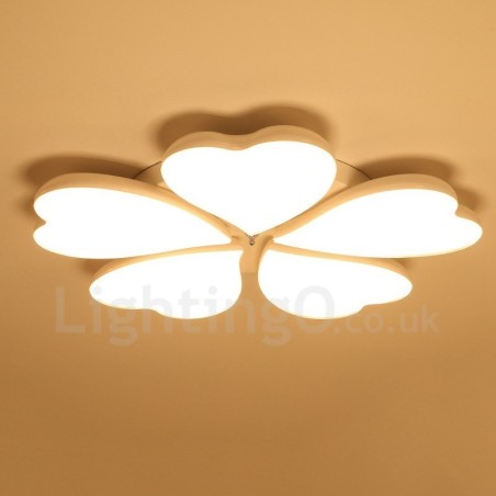 5 Ljus Modern Samtida Integrerad Metall Flush Mount Light