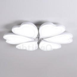 6 Ljus Modern Samtida Integrerad Metall Flush Mount Light