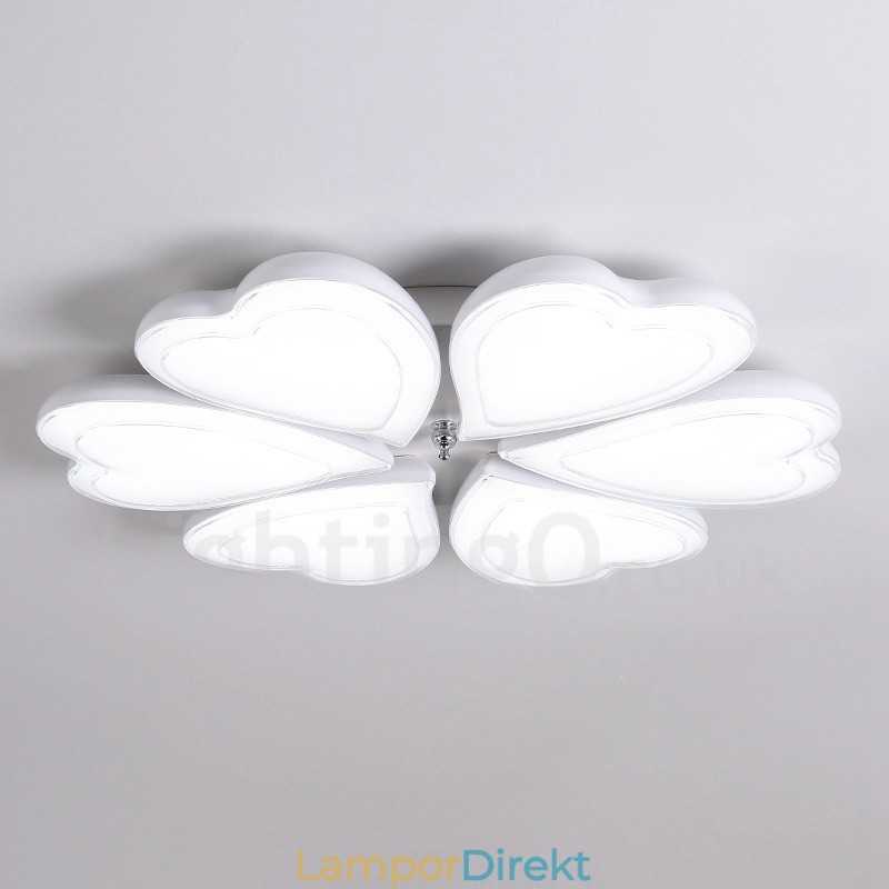 6 Ljus Modern Samtida Integrerad Metall Flush Mount Light