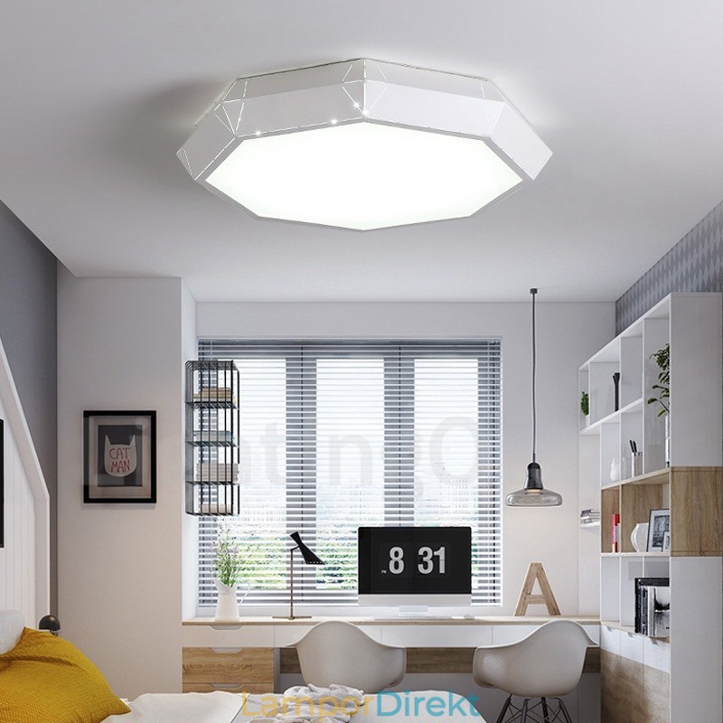 Modern Och Modern Integrerad Metalllampa För Infälld Montering