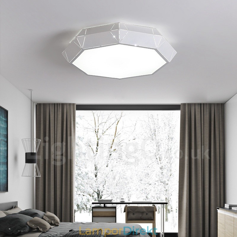 Modern Och Modern Integrerad Metalllampa För Infälld Montering