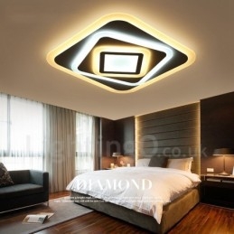 Modern Och Modern Integrerad Metalllampa För Infälld Montering