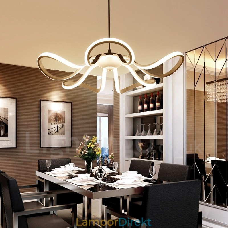 Modern Och Modern Integrerad Metalllampa För Infälld Montering