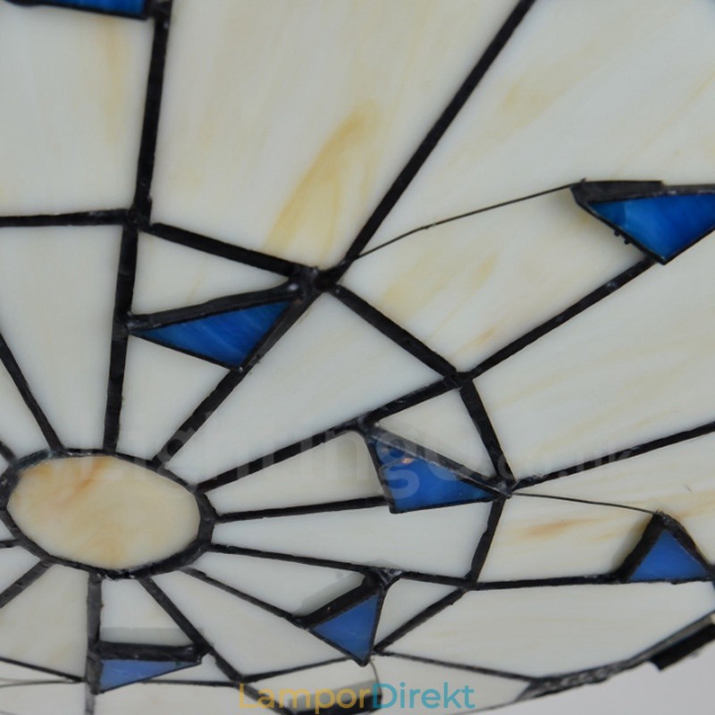 Rustik Lodge Integrerad Flush Mount Light