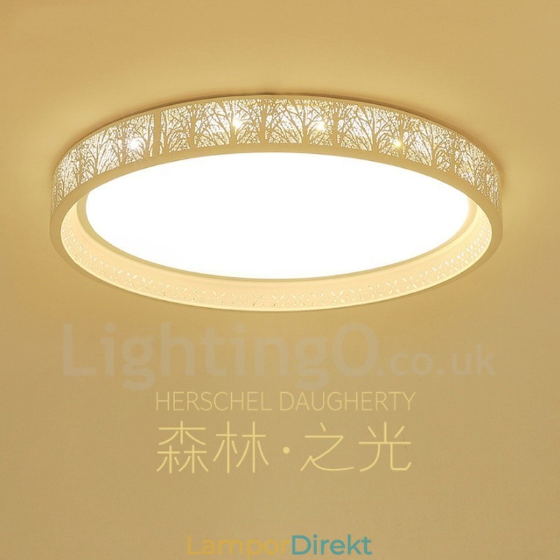 Modern Och Modern Integrerad Metalllampa För Infälld Montering