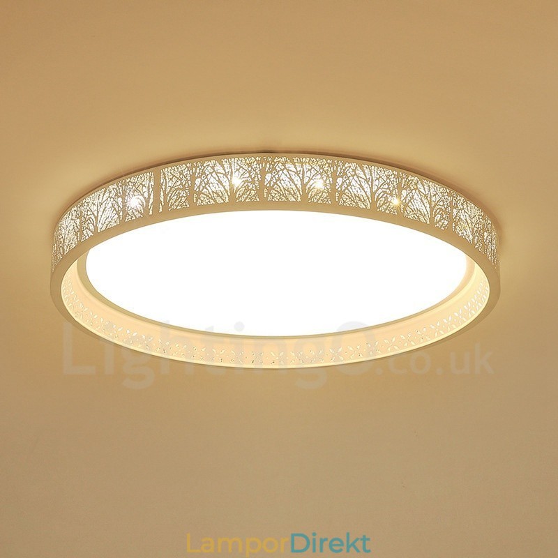 Modern Och Modern Integrerad Metalllampa För Infälld Montering