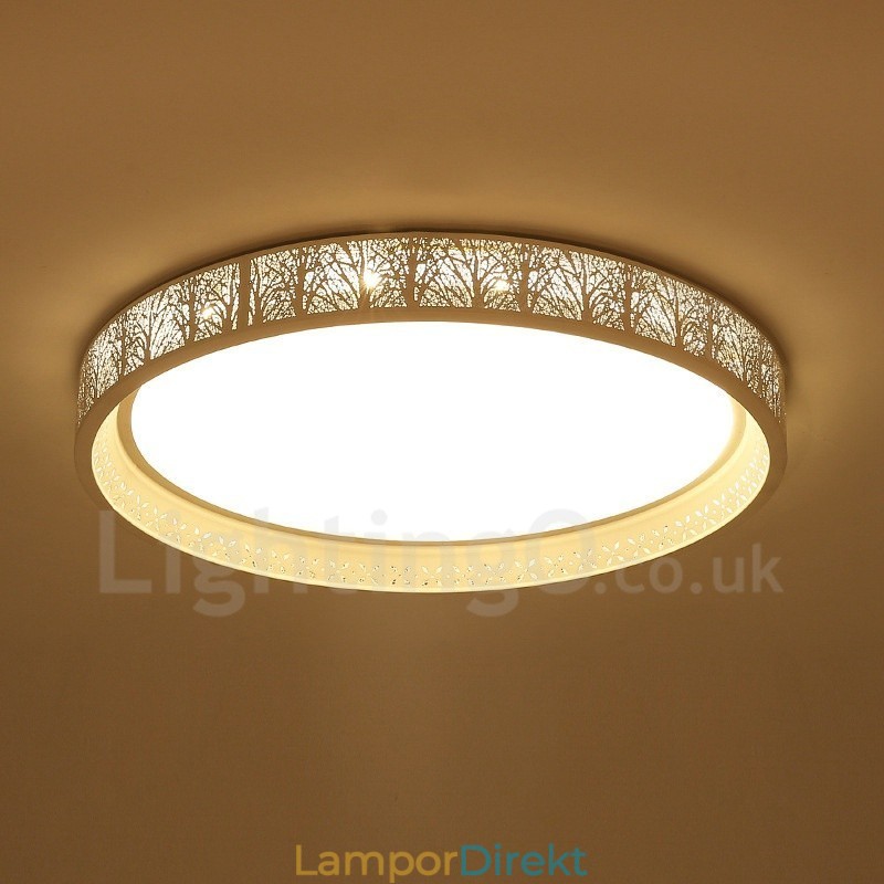 Modern Och Modern Integrerad Metalllampa För Infälld Montering