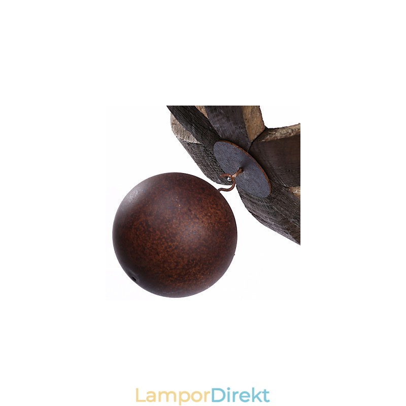 Vintage Amerikansk Rustik Trähänge Winerel Ljuskrona Lampa Liviing Och Lampa