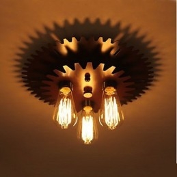 Svartformade Taklampor Vägglampa Lampa Enkelt Maskineri