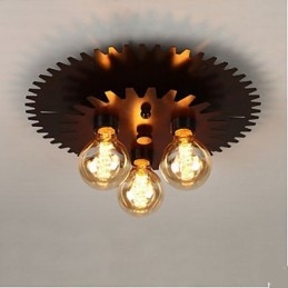 Svartformade Taklampor Vägglampa Lampa Enkelt Maskineri