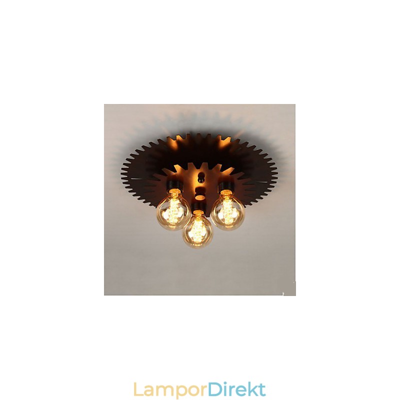 Svartformade Taklampor Vägglampa Lampa Enkelt Maskineri