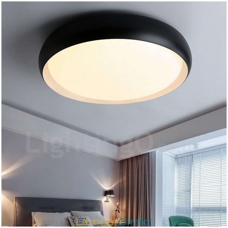 Modern Och Modern Integrerad Metalllampa För Infälld Montering