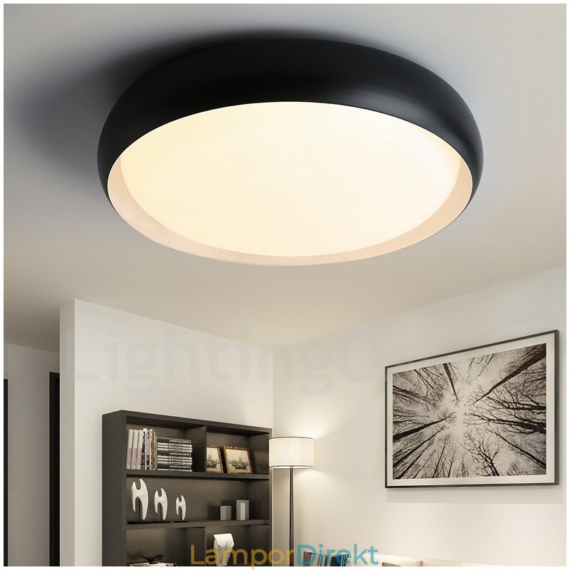 Modern Och Modern Integrerad Metalllampa För Infälld Montering