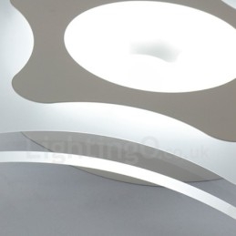 Modern Och Modern Integrerad Metalllampa För Infälld Montering