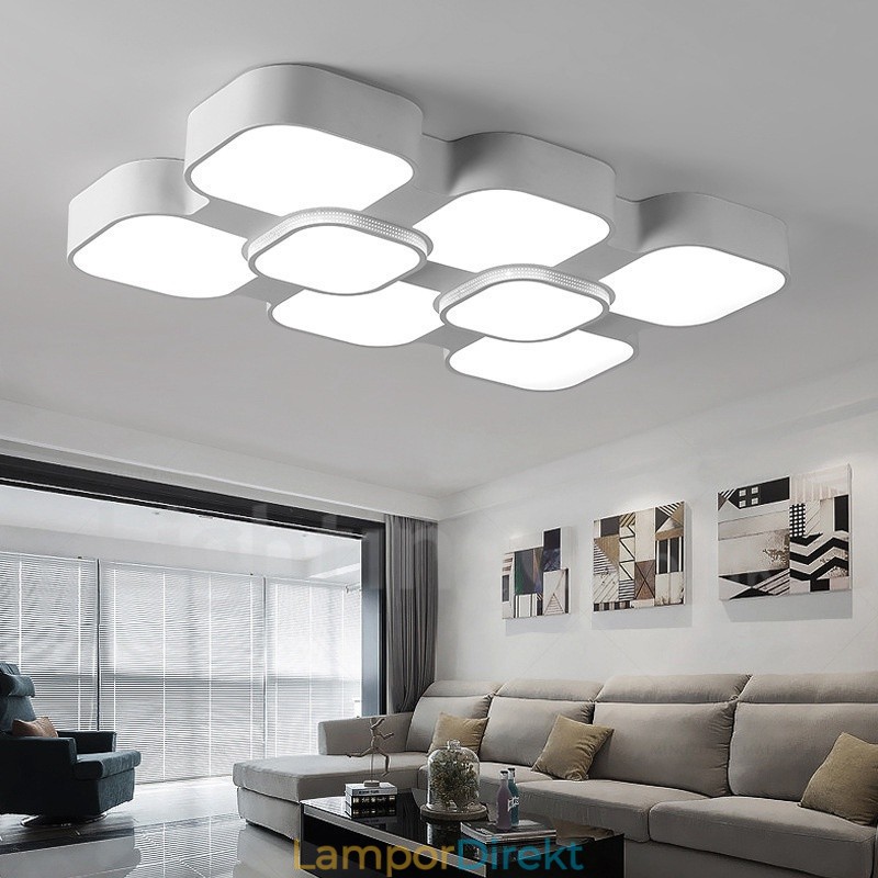 Modern Och Modern Integrerad Metalllampa För Infälld Montering