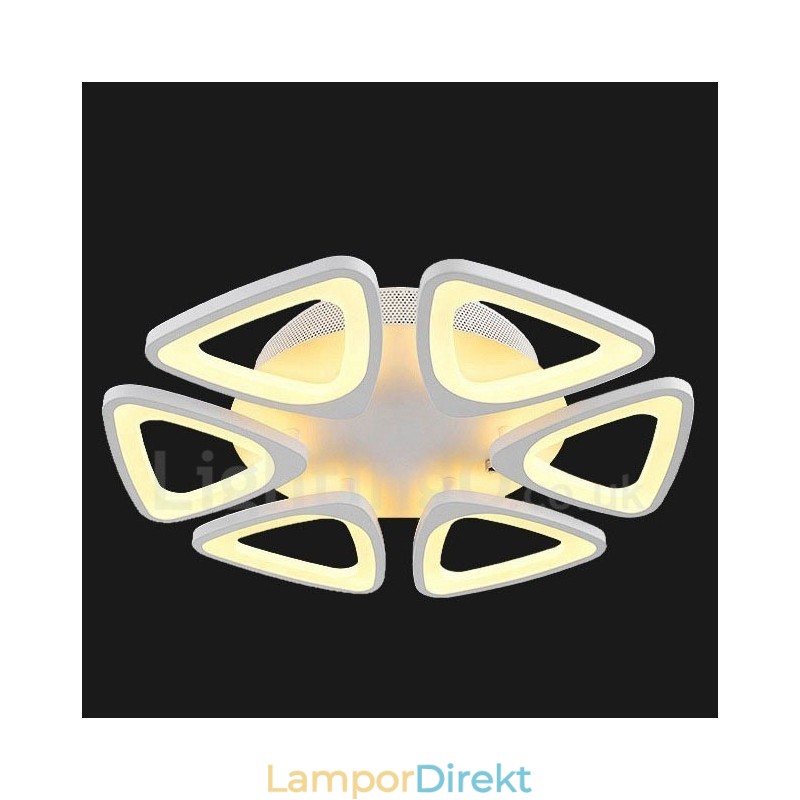 6 Ljus Modern Samtida Integrerad Flush Mount Light