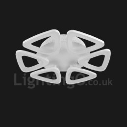 6 Ljus Modern Samtida Integrerad Flush Mount Light